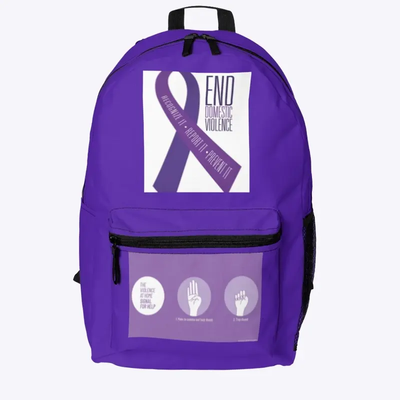 Domestic Violence Awareness Backpack